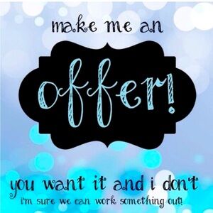 Offers always welcome and take into consideration!✨🫶🏼